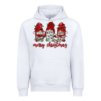 White merry christmas gnome with christmas lights Urban Hoodie - JahusDesignShop