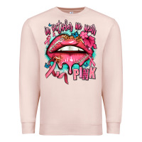 Pale Pink in october we wear pink  lips Premium Sweatshirt - AdoDesignShop