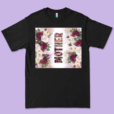 Mother's Day Flowers Tumbler Tbs Premium Tee Designed By Tumblerdesignbyshophia