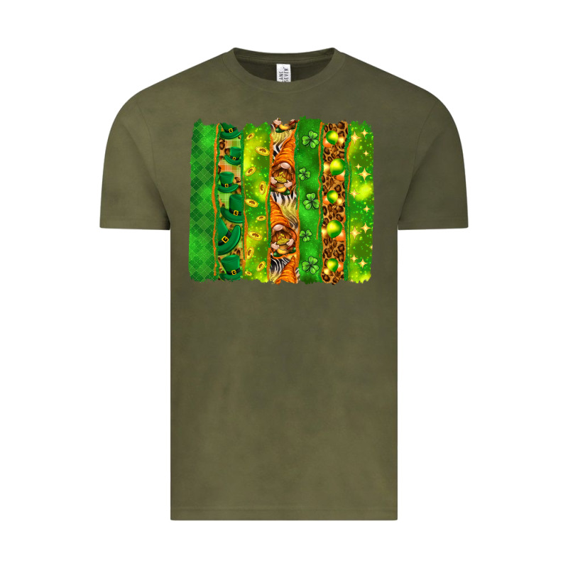 St. Patrick's Day Brushstrokes Vintage Tee by HowdyJamesFarm | Teevron