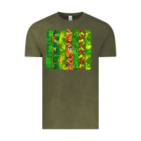 Vintage Olive St. Patrick's Day brushstrokes Vintage Tee - HowdyJamesFarm
