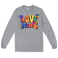 Heather Grey Love wins Long Sleeve Tee - FaDigitalArtStudio