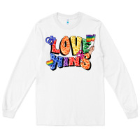 White Love wins Long Sleeve Tee - FaDigitalArtStudio