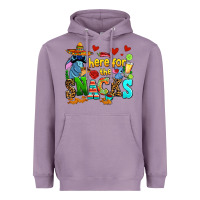 Lavender here for the snacks Heavyweight Hoodie - AdoDesignShop