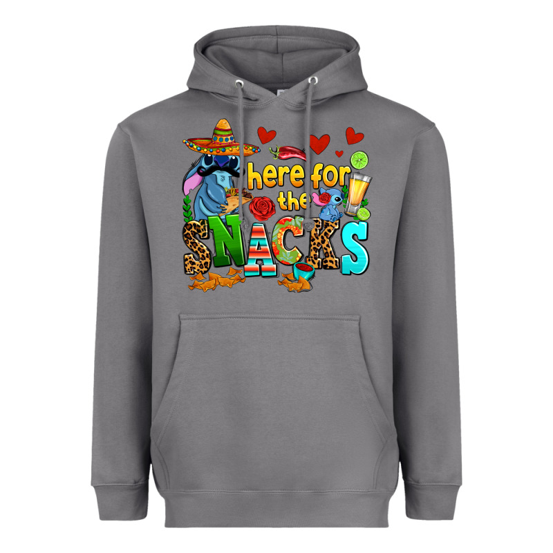 Here For The Snacks Heavyweight Hoodie by AdoDesignShop | Teevron