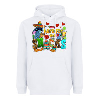 White here for the snacks Heavyweight Hoodie - AdoDesignShop
