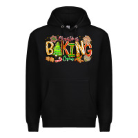 Black Christmas Baking Crew Premium Hoodie - CowhideDigitalArt