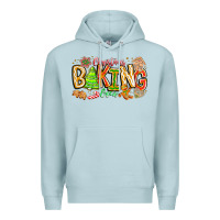 Blue Mist Christmas Baking Crew Premium Hoodie - CowhideDigitalArt
