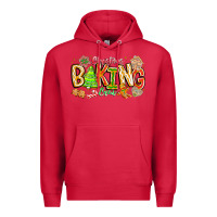 Cardinal Christmas Baking Crew Premium Hoodie - CowhideDigitalArt