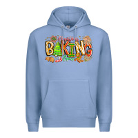 Colony Blue Christmas Baking Crew Premium Hoodie - CowhideDigitalArt