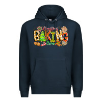 Navy Christmas Baking Crew Premium Hoodie - CowhideDigitalArt