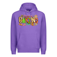 Purple Christmas Baking Crew Premium Hoodie - CowhideDigitalArt