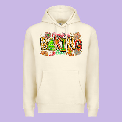 Christmas Baking Crew Premium Hoodie Designed By Cowhidedigitalart