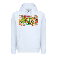 White Christmas Baking Crew Premium Hoodie - CowhideDigitalArt