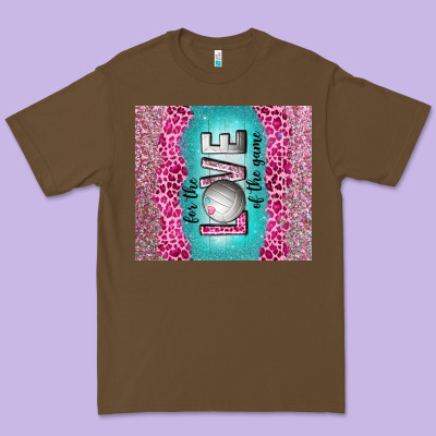 For The Love Of The Game With Volleyball Tumbler Tbs Premium Tee Designed By Tumblerdesignbyshophia