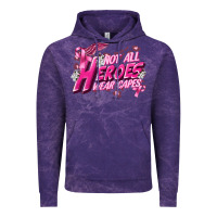 Cloud Purple Not all heroes wear capes Cancer Awareness Vintage Hoodie - FaDigitalArtStudio