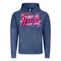 Vintage Denim Not all heroes wear capes Cancer Awareness Vintage Hoodie - FaDigitalArtStudio