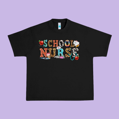 School Nurse Urban Heavy Tee Designed By Oliviacreatesart