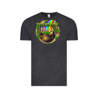 Vintage Black St. Patrick's Shamrock farm Vintage Tee - CowGirlArtShop