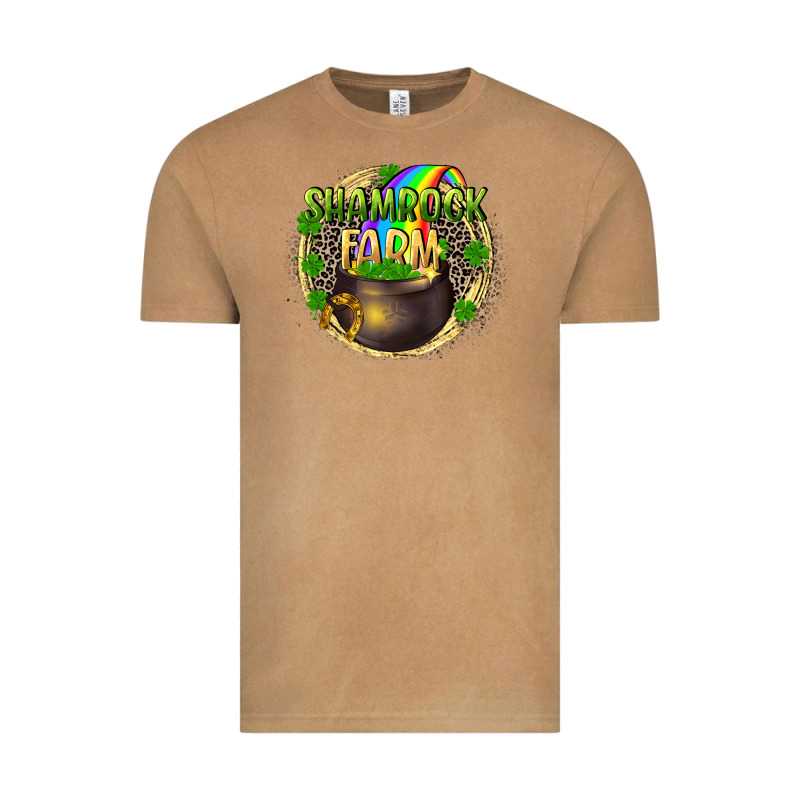 St. Patrick's Shamrock Farm Vintage Tee by CowGirlArtShop | Teevron