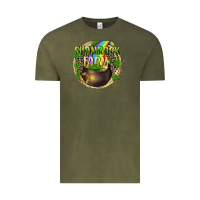 Vintage Olive St. Patrick's Shamrock farm Vintage Tee - CowGirlArtShop