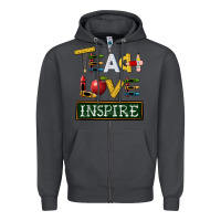 Smoke teach love inspire Zipper Hoodie - BarkalooDesign