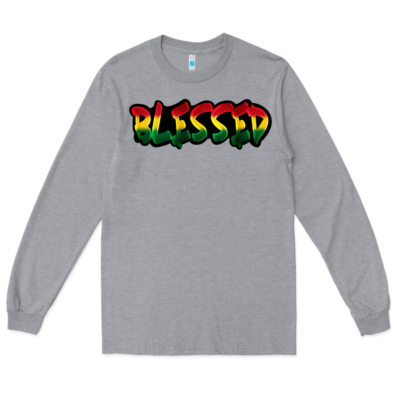Juneteenth Blessed Long Sleeve Tee by FaDigitalArtStudio | Teevron