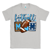 Moon Dust Football mom blue team color Classic Tee - HowdyJamesFarm
