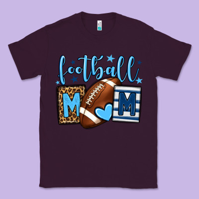 Football Mom Blue Team Color Classic Tee Designed By Howdyjamesfarm
