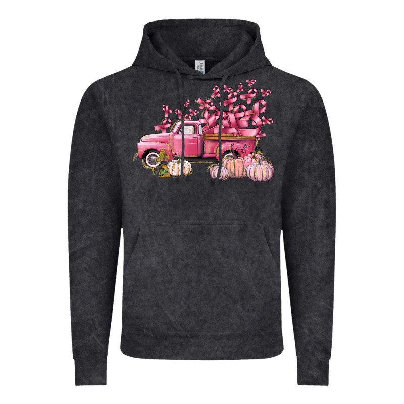 Breast Cancer Truck Vintage Hoodie by FaDigitalArtStudio | Teevron