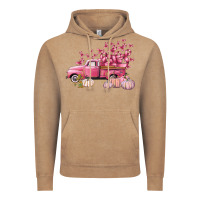 Vintage Coffee Breast Cancer truck Vintage Hoodie - FaDigitalArtStudio