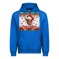 Cobalt merry christmas cow Urban Hoodie - JahusDesignShop