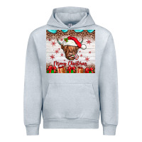 Heather Grey merry christmas cow Urban Hoodie - JahusDesignShop