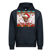 Navy merry christmas cow Urban Hoodie - JahusDesignShop