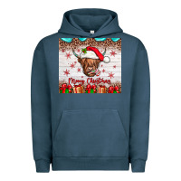 Merry Christmas Cow Urban Hoodie | Teevron