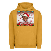 Pigment Peanut Butter merry christmas cow Urban Hoodie - JahusDesignShop