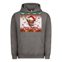 Pigment Tornado merry christmas cow Urban Hoodie - JahusDesignShop