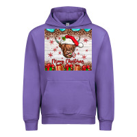 Tulip merry christmas cow Urban Hoodie - JahusDesignShop