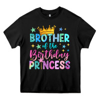 Black brother of the birthday princess Heavy Core Tee - NancyCooperArtShop
