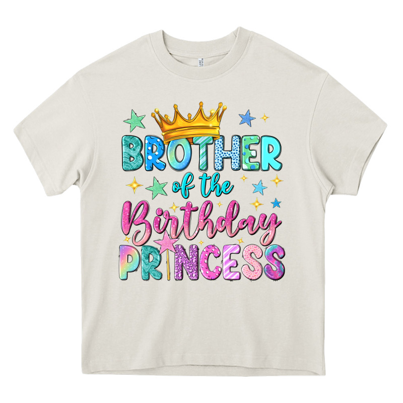 Brother Of The Birthday Princess Heavy Core Tee by NancyCooperArtShop | Teevron