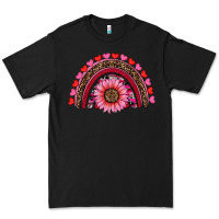Black valentine's day sunflower rainbow Premium Tee - RanaPortraitStore