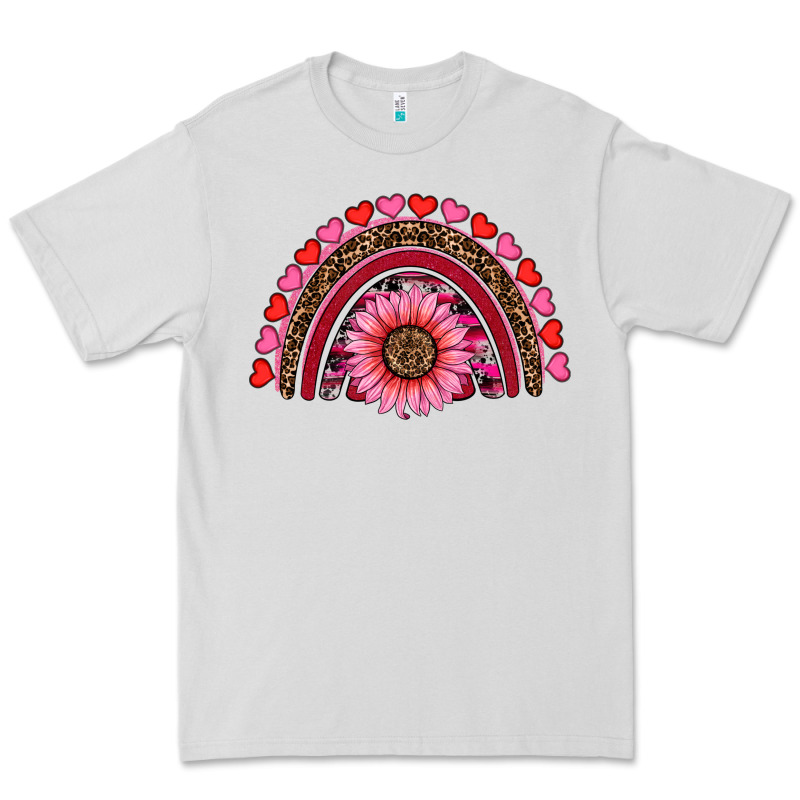 Valentine's Day Sunflower Rainbow Premium Tee by RanaPortraitStore | Teevron