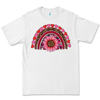 White valentine's day sunflower rainbow Premium Tee - RanaPortraitStore