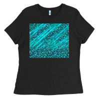 Black blue glitter with leopard pattern Ladies Tee - TumblerDesignByShophia