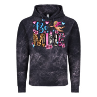 Cloud Black be mine valentine's day Vintage Hoodie - OliviaCreatesArt