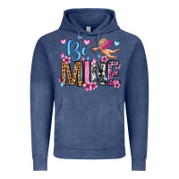 Vintage Denim be mine valentine's day Vintage Hoodie - OliviaCreatesArt