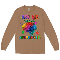 Ask Me About Neurodiversity Long Sleeve Tee | Teevron