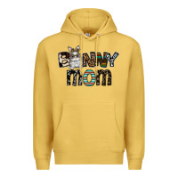 Antique Gold bunny mom Premium Hoodie - CowhideDigitalArt