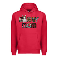 Cardinal bunny mom Premium Hoodie - CowhideDigitalArt