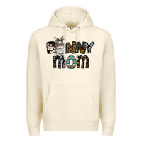 Sandshell bunny mom Premium Hoodie - CowhideDigitalArt